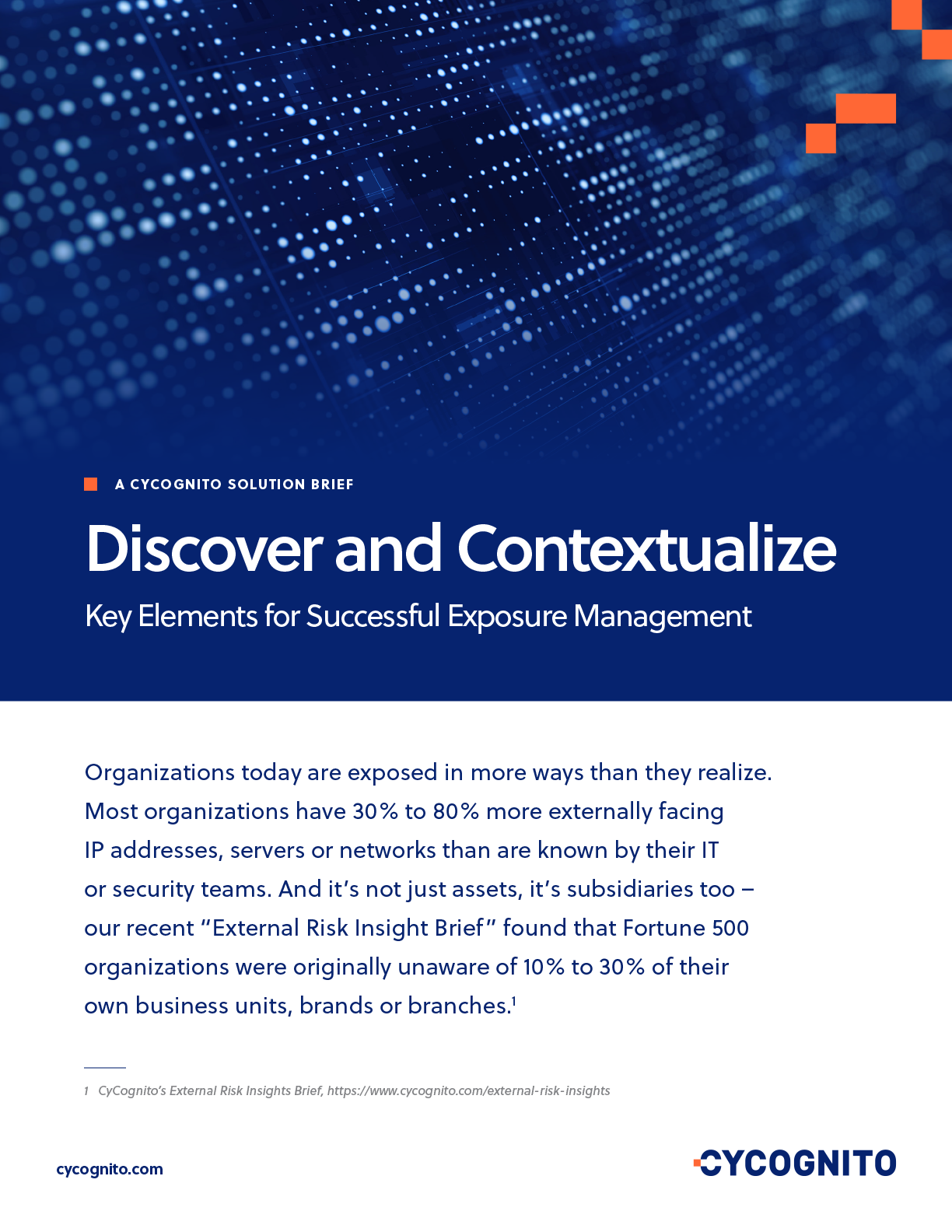 Discover and Contextualize Solution Brief
